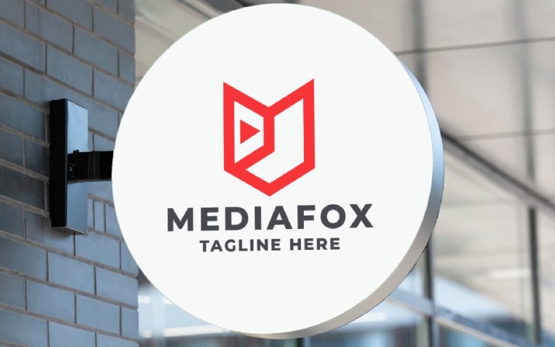 media fox pro logo template original