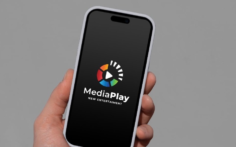 media play digital agency logo original