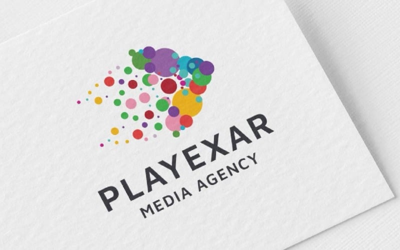 media play pixel company logo original