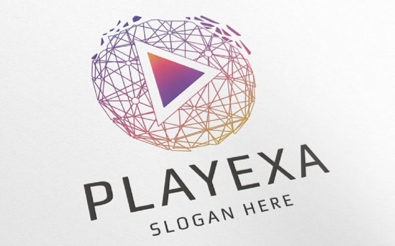 media play tech professional logo original