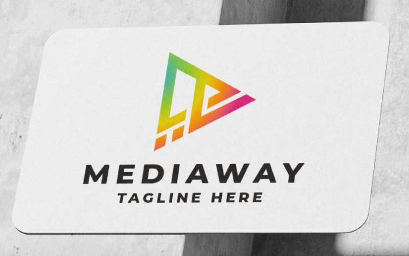 media way pro logo template original