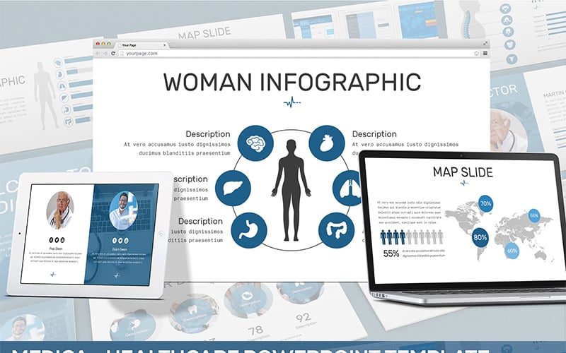 medica healthcare powerpoint template original
