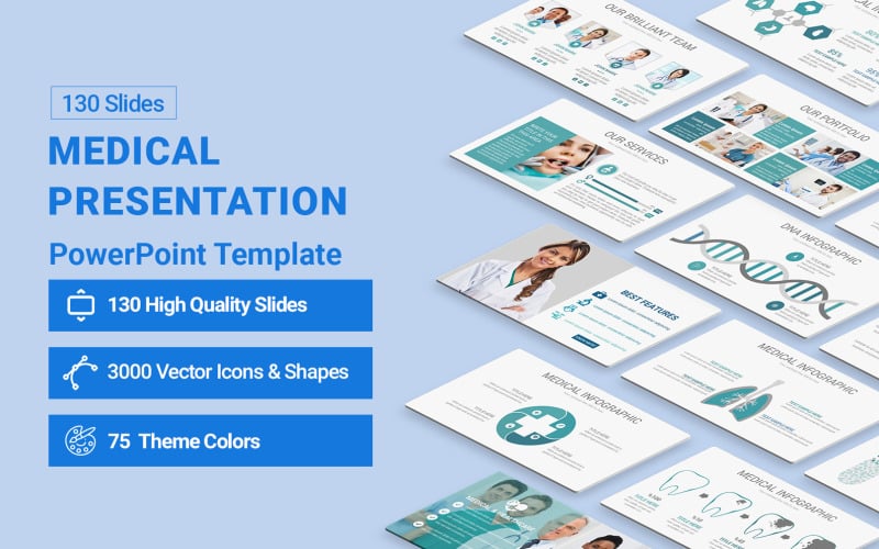 medical amp healthcare presentation powerpoint template original