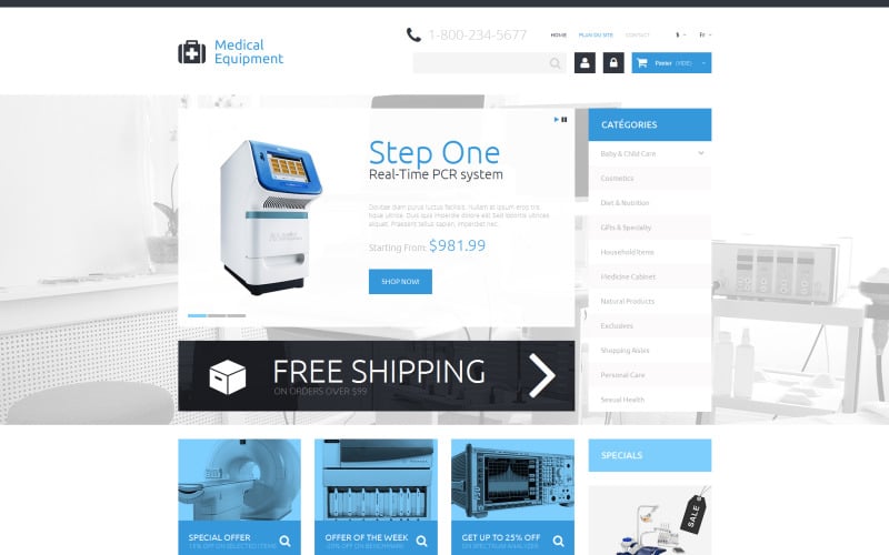 medical appliances prestashop theme original