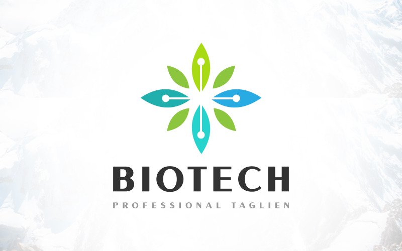 medical biotech logo design original