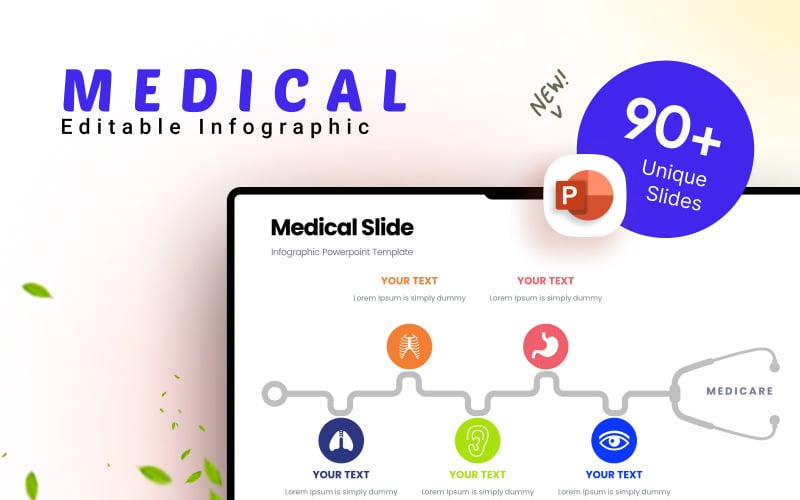 medical business infographic presentation template original