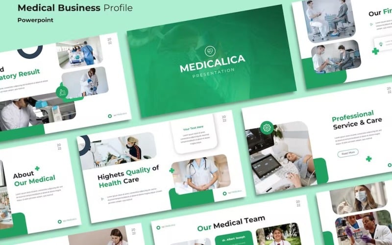 medical business profile powerpoint original