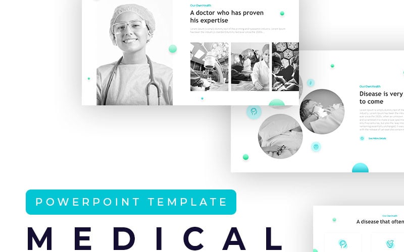 medical creative presentation powerpoint template original