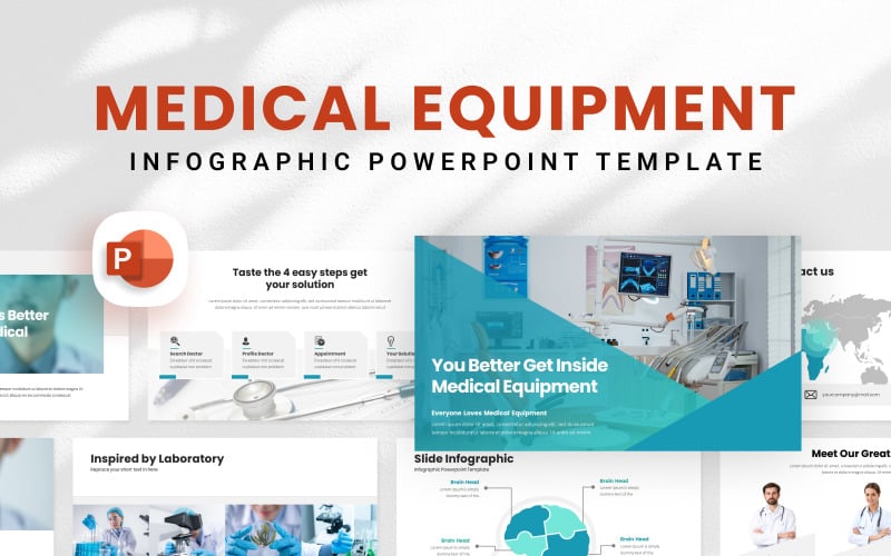 medical equipment powerpoint template original