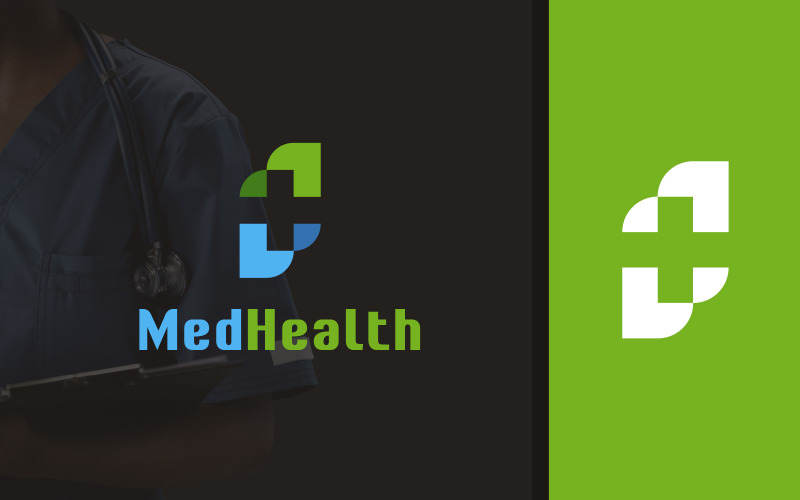 medical health care clinic logo design template original