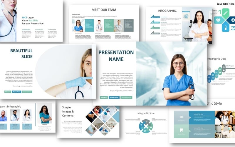 medical health care powerpoint template original