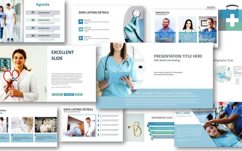 medical health care powerpoint template original