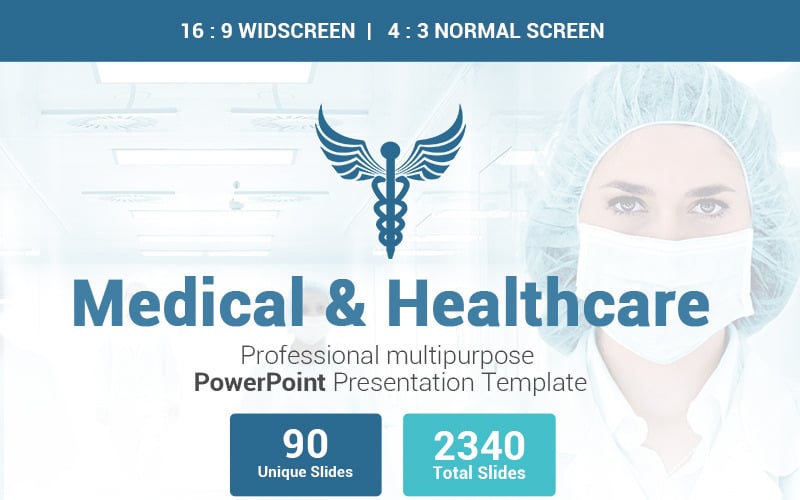 medical healthcare presentation powerpoint template original
