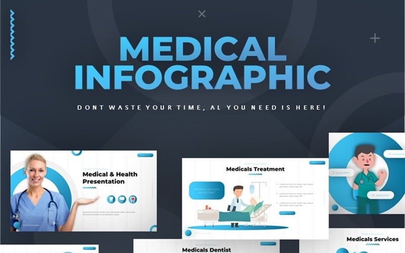 medical infographic powerpoint template original