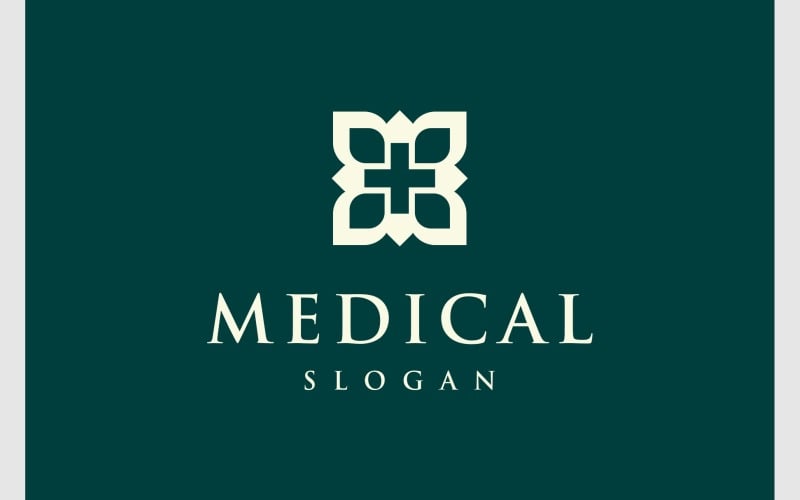 medical medicine flower leaf logo original