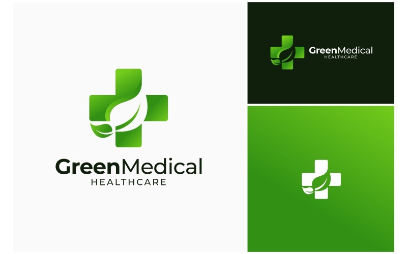 medical medicine leaf green nature logo original