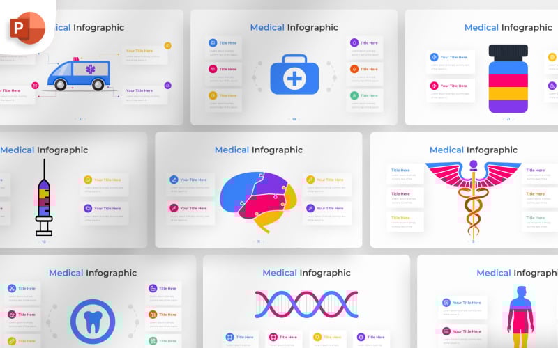 medical powerpoint infographic template original