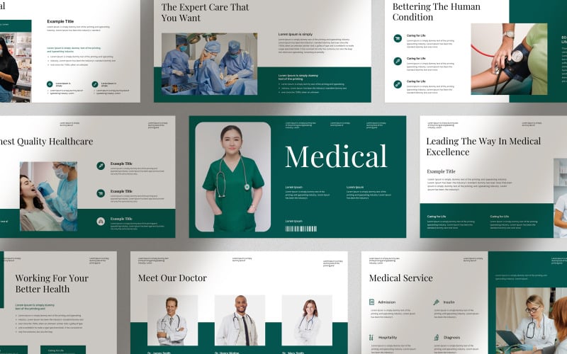 medical powerpoint presentation template layout original