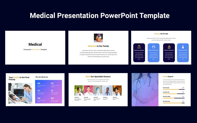 medical powerpoint template original