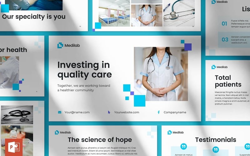 medical presentation powerpoint original