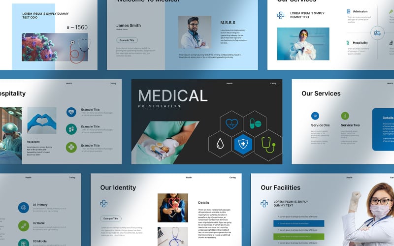 medical presentation template original