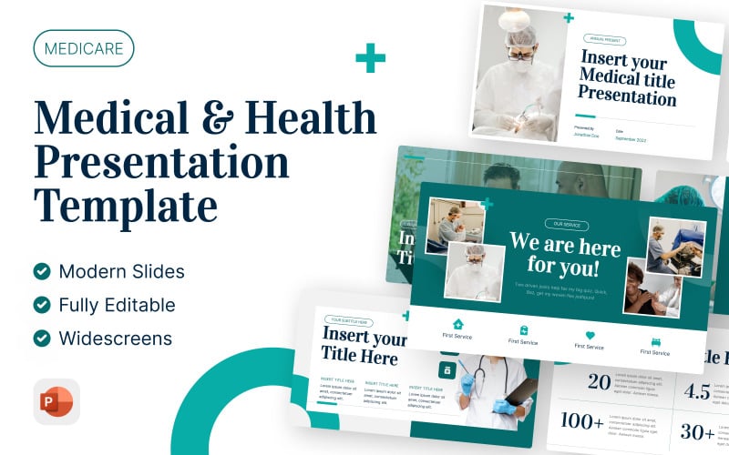 medicare medical and health powerpoint presentation template original