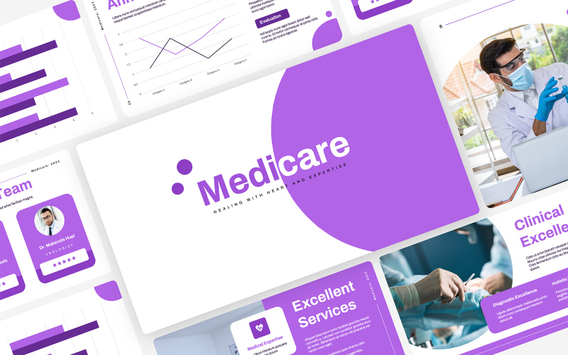 medicare medical presentation template design original