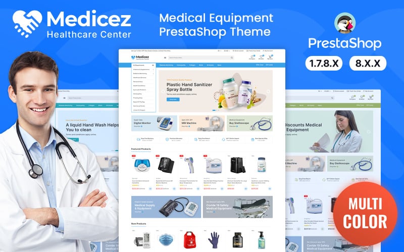 medicez medical drug and pharmacy prestashop theme original