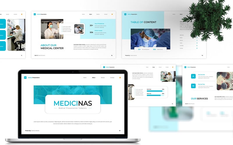 medicinas medical powerpoint template original