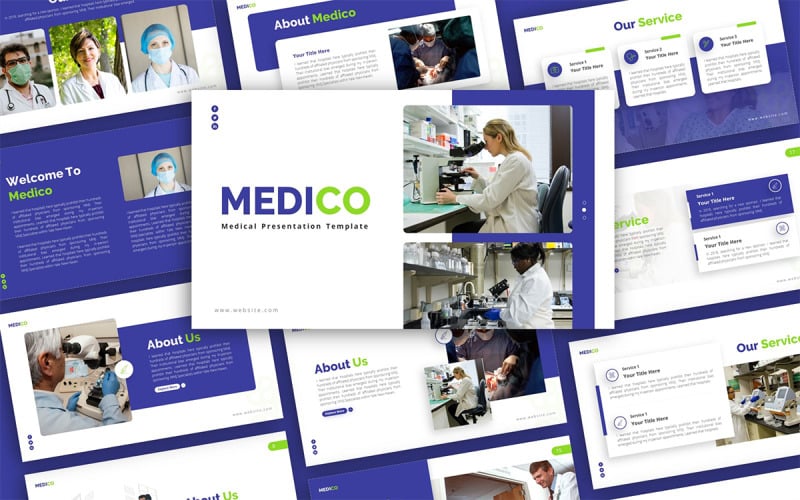 medico medical multipurpose powerpoint presentation template original