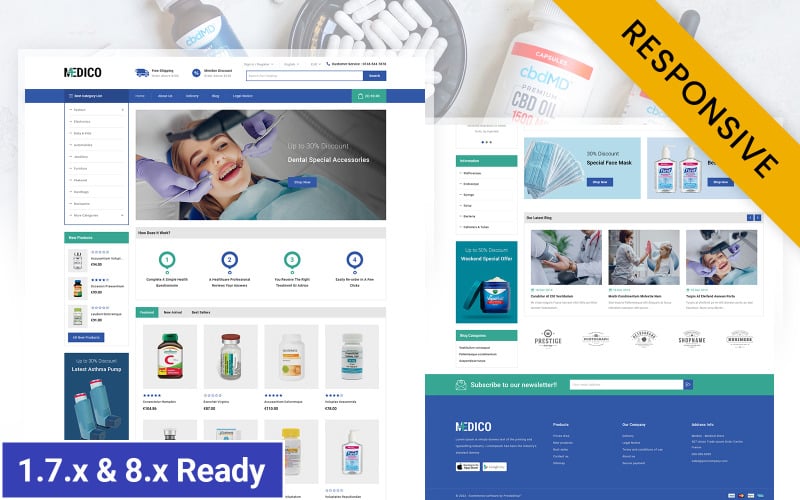 medico medical store prestashop responsive theme original