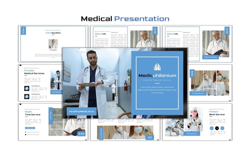 medicuhibinium medical powerpoint template original