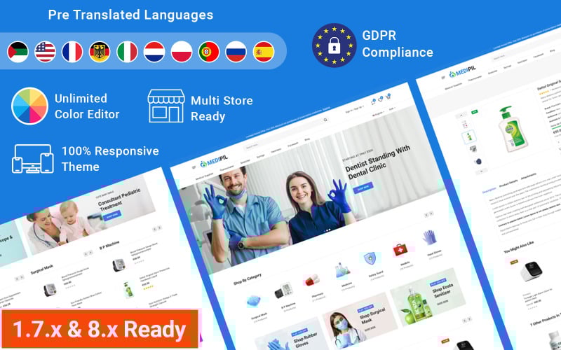 medipil medical pharmacy and health store prestashop responsive theme original