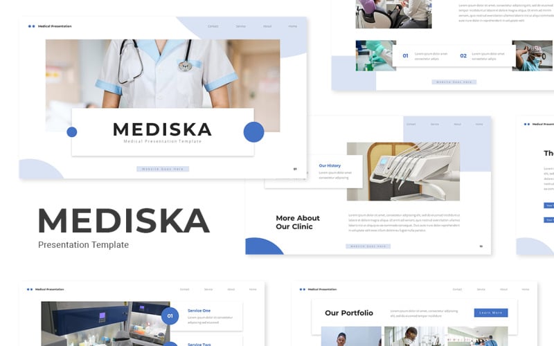 mediska medical powerpoint template original