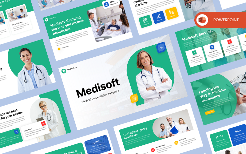medisoft medical powerpoint template original