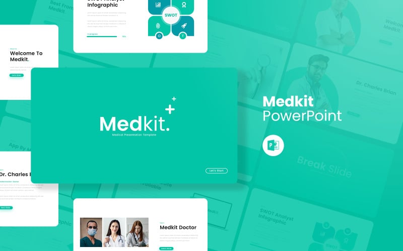 medkit medical presentation powerpoint template original