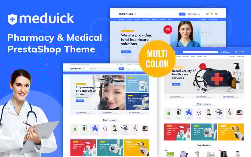 meduick pharmacy and medical prestashop responsive theme original