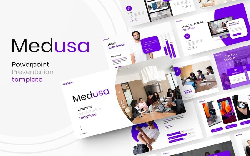 medusa busines powerpoint template original