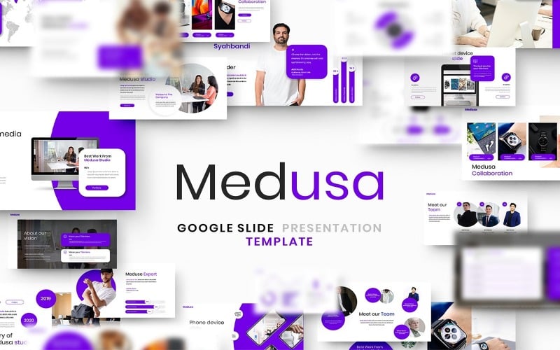 medusa business google slide template original