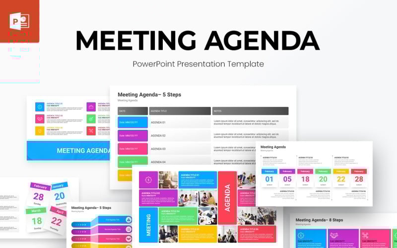 meeting agenda powerpoint presentation template designs original