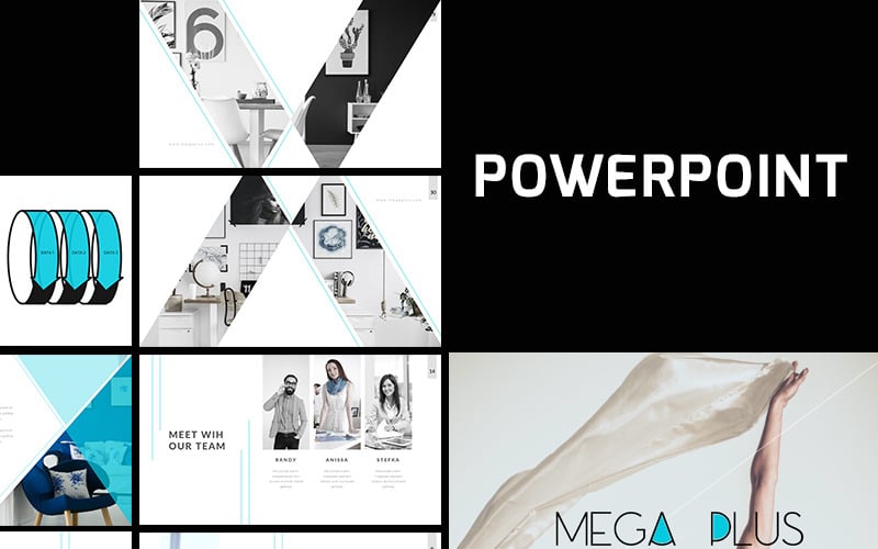 mega plus presentation powerpoint template original