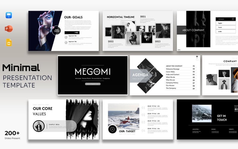 megomi minimal bundle presentation template original