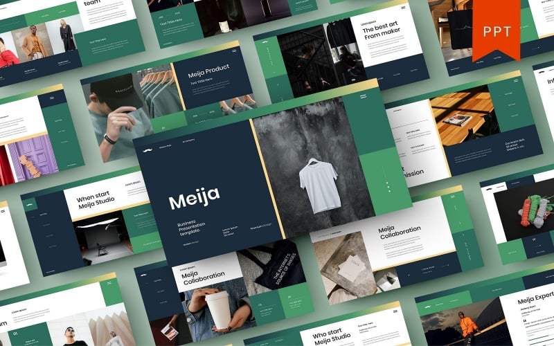 meija powerpoint template original