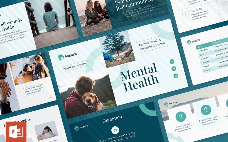 mental health powerpoint presentation template original