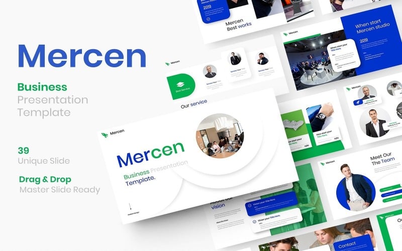 mercen busines powerpoint template original