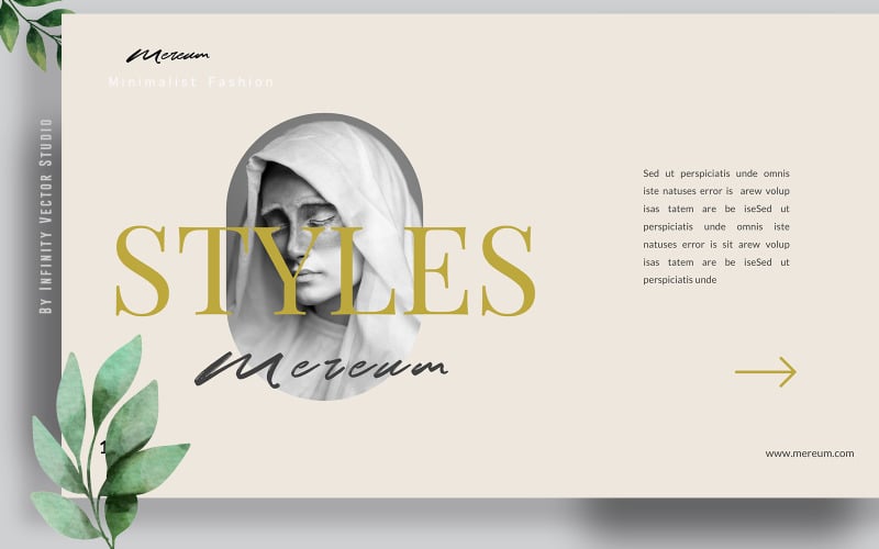 mereum creative unique powerpoint template original