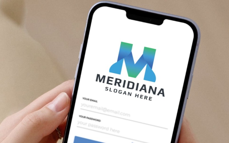 meridiana letter m business logo original
