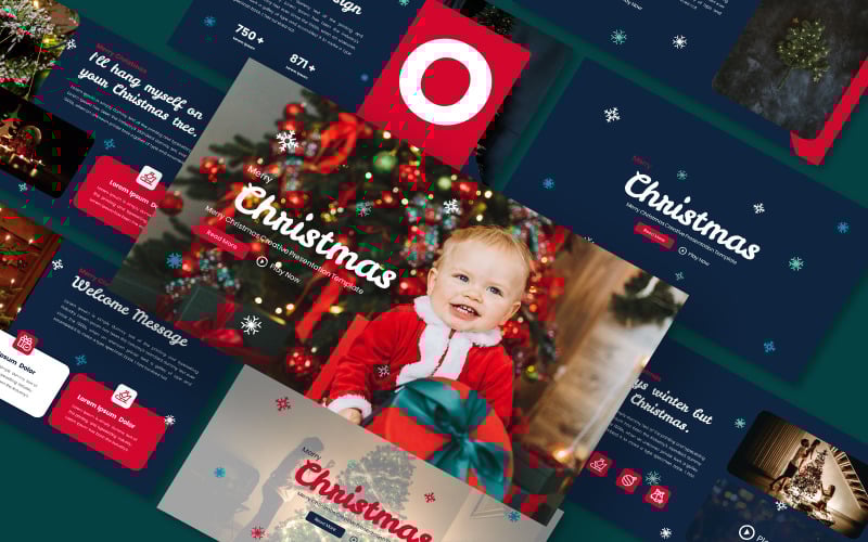 merry christmas powerpoint template original