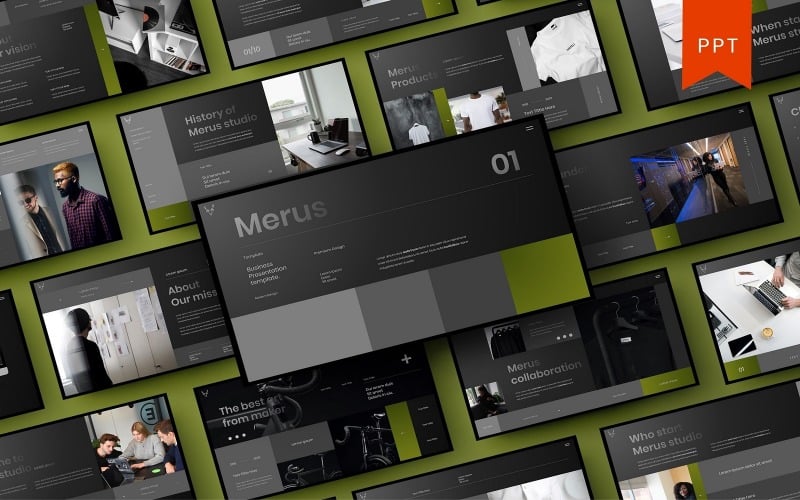 merus business powerpoint template original