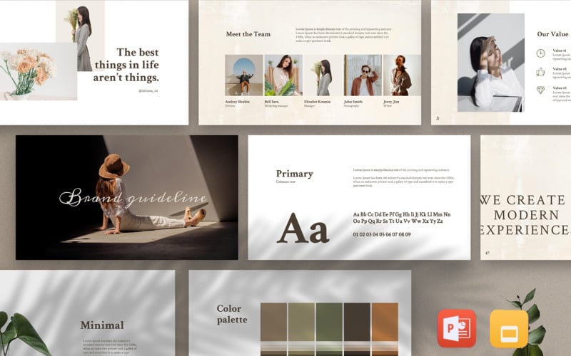 merylin brand guidelines animated bundle powerpoint template original